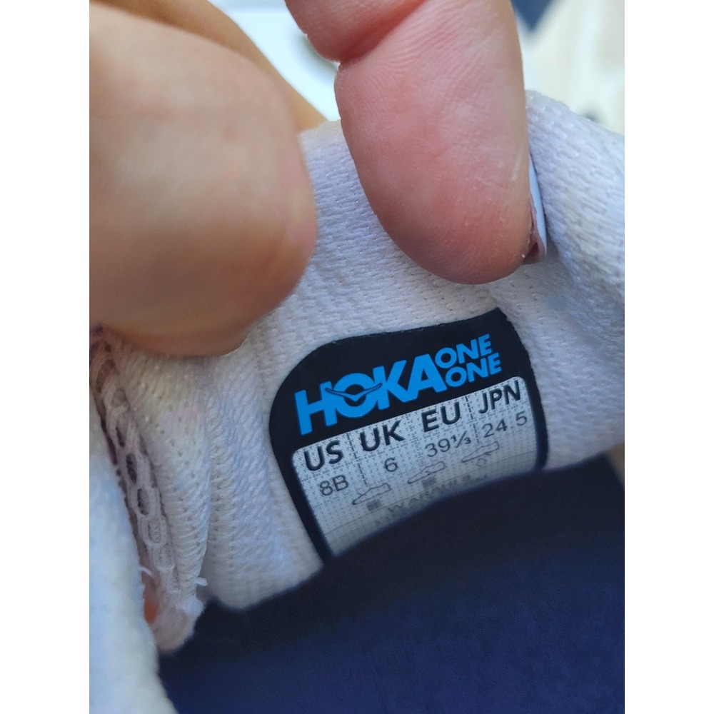 Hoka One One Arahi 8 Women Running Shoes White Teal Pink 8B Low Top Sneakers - Picture 8 of 9
